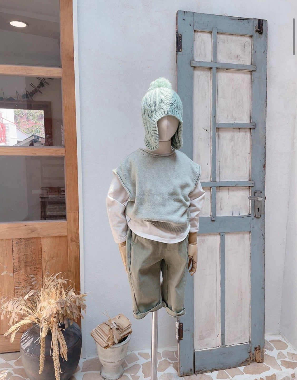 Double side Cardigan Vest